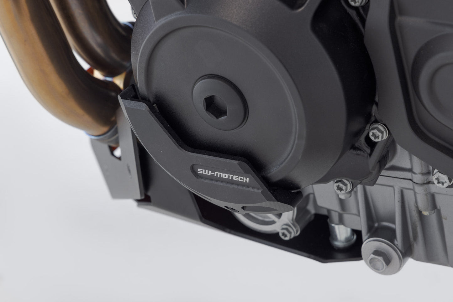 SW-MOTECH Protector de la tapa para la carcasa del motor Negro. KTM 990 Duke (23-).