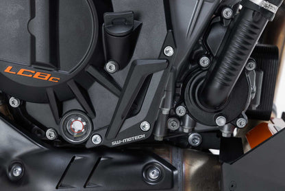 SW-MOTECH Protector de la tapa para la carcasa del motor Negro. KTM 990 Duke (23-).