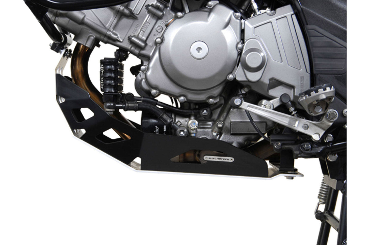 SW-MOTECH Protector de motor Negro. Suzuki DL650 V-Strom (04-10). Generation-2.