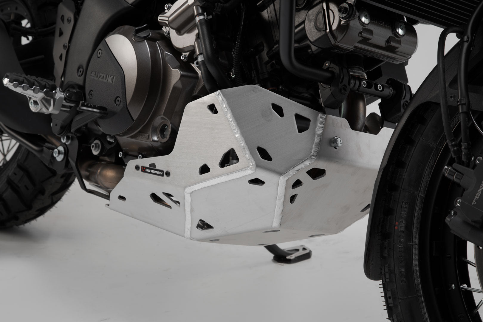 SW-MOTECH Protector de motor Plateado. Suzuki V-Strom 1050 (19-).