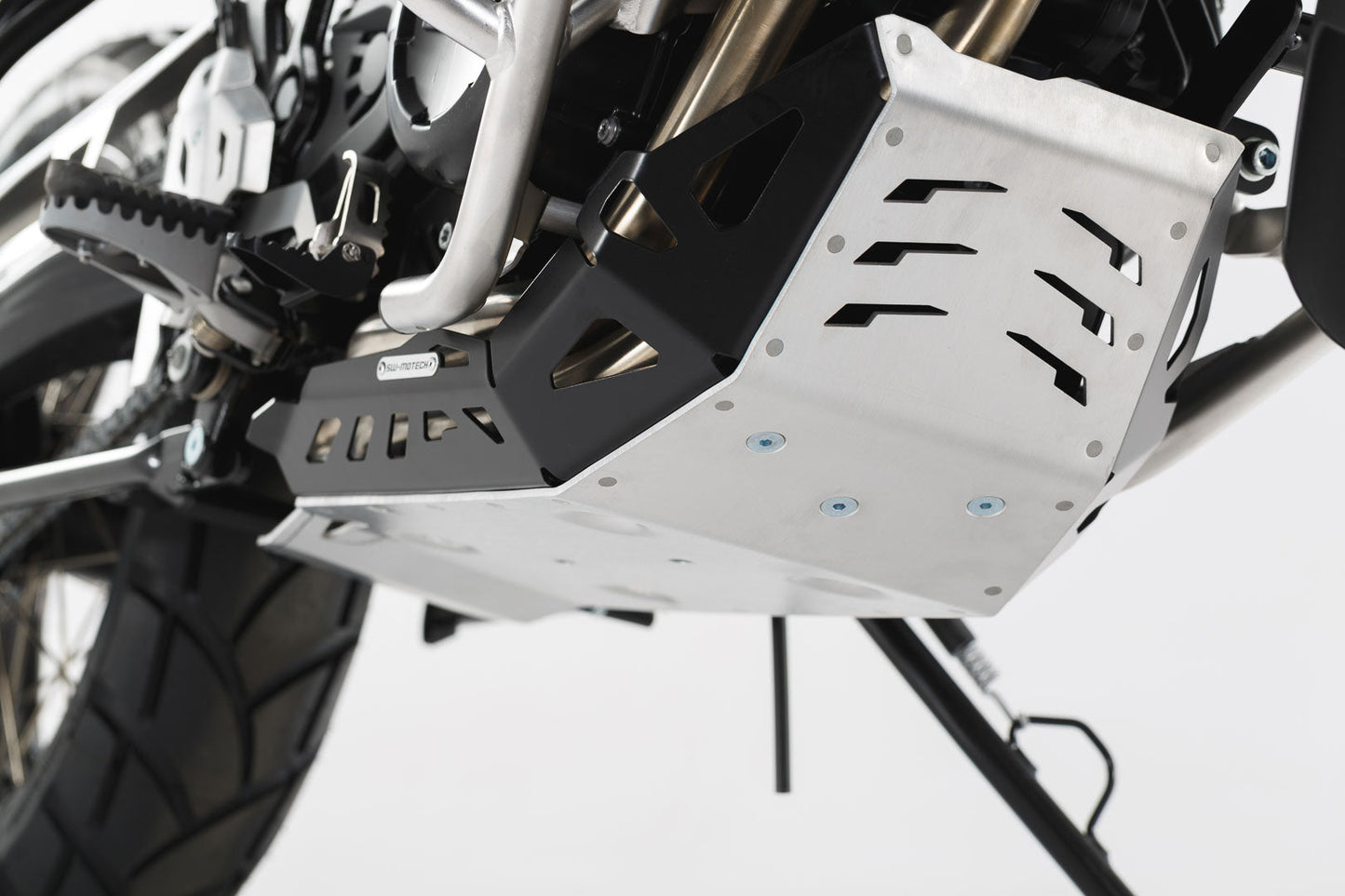 SW-MOTECH Protector de motor Negro/plateado. BMW modelos GS / Husqv. Nuda 900.