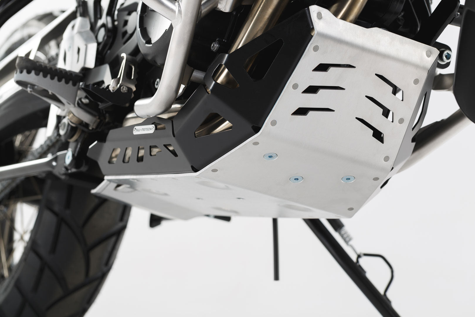 SW-MOTECH Protector de motor Negro/plateado. BMW modelos GS / Husqv. Nuda 900.