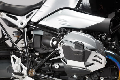SW-MOTECH Protección de cilindro Plateado. BMW R1200 R / GS / Adv R nineT.