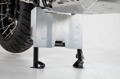 SW-MOTECH Extensión protector motor para caballete central Plateado. BMW R1200GS (12-18) R1250GS (18-).