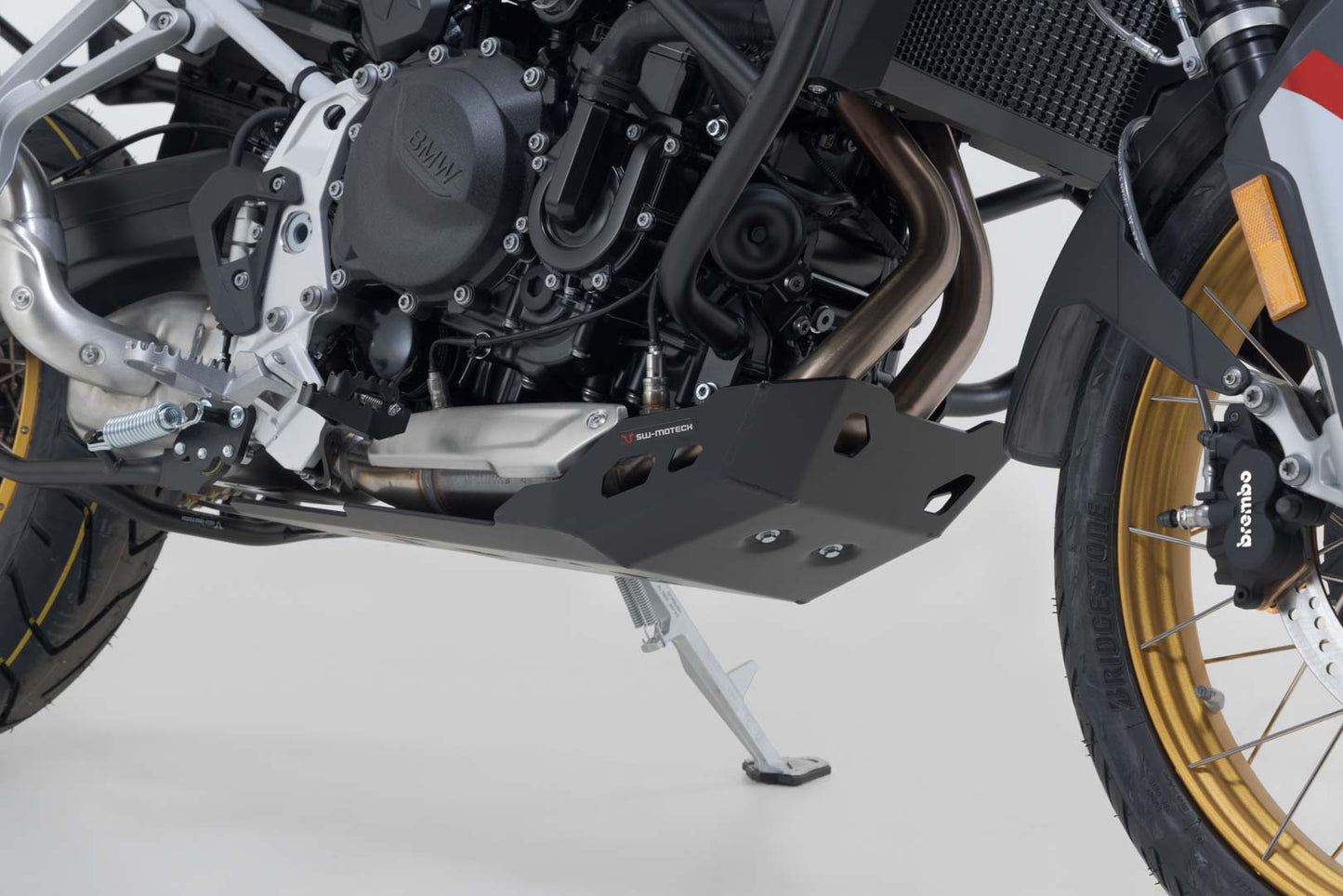 SW-MOTECH Protección del motor Negro. BMW F 750/850 GS (17-) F 800/900 GS (23-).