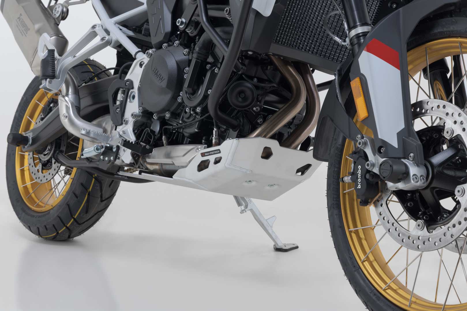 SW-MOTECH Protección del motor Plateado. F 750/850 GS (17-) F 800/900 GS (23-).