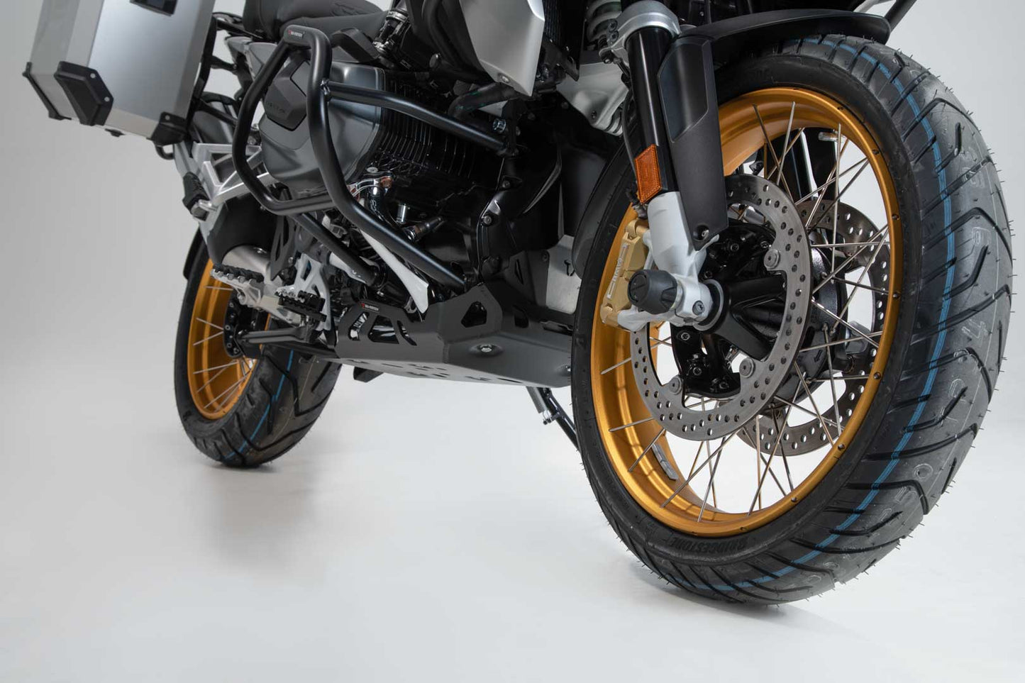 SW-MOTECH Protector de motor Negro. BMW R 1250 GS / Adv / Rallye (18-).