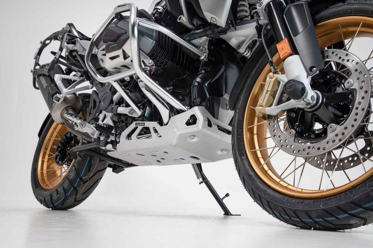 SW-MOTECH Protector de motor Plateado. BMW R 1250 GS / Adv / Rallye (18-).