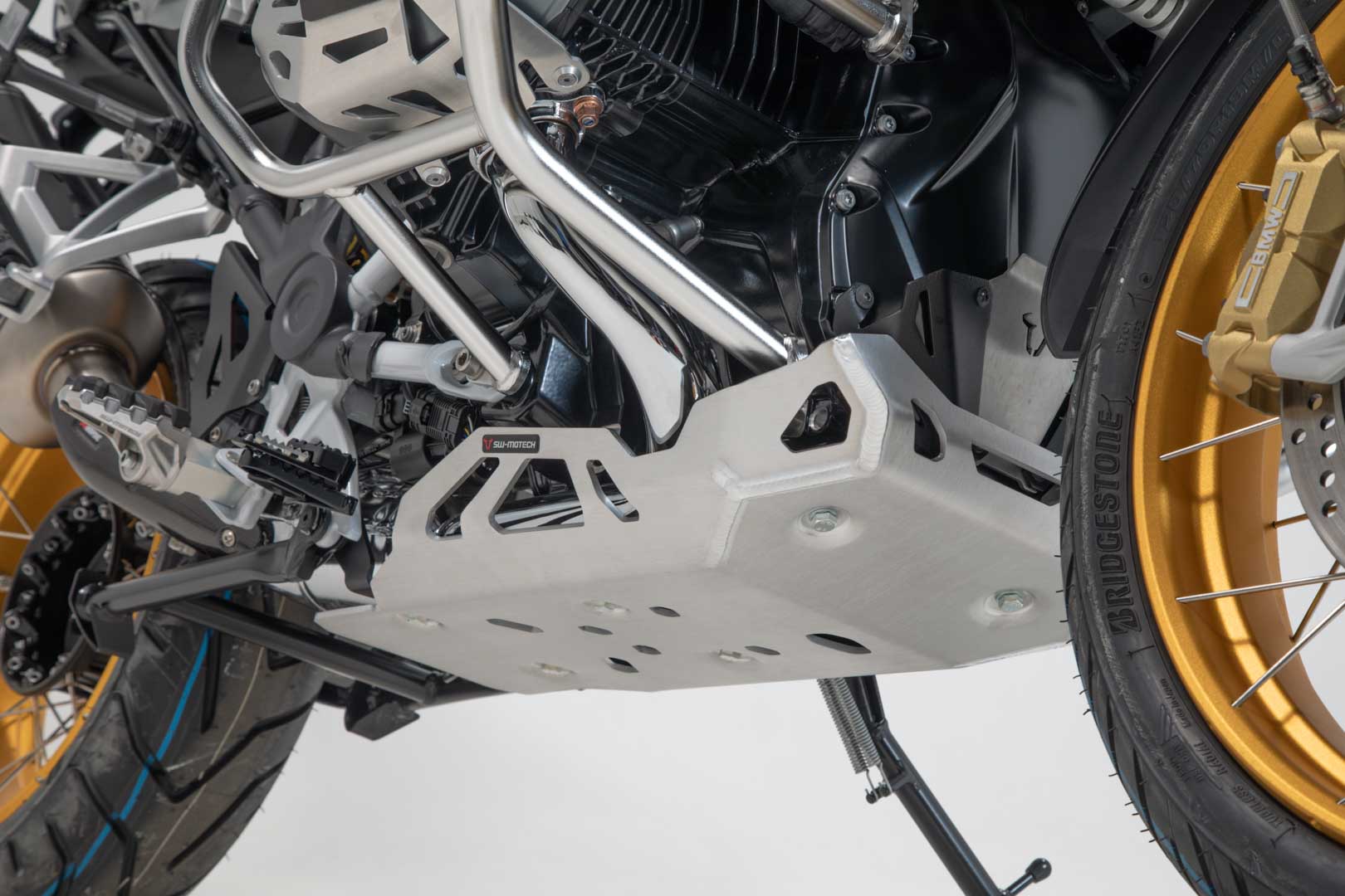 SW-MOTECH Protector de motor Plateado. BMW R 1250 GS / Adv / Rallye (18-).