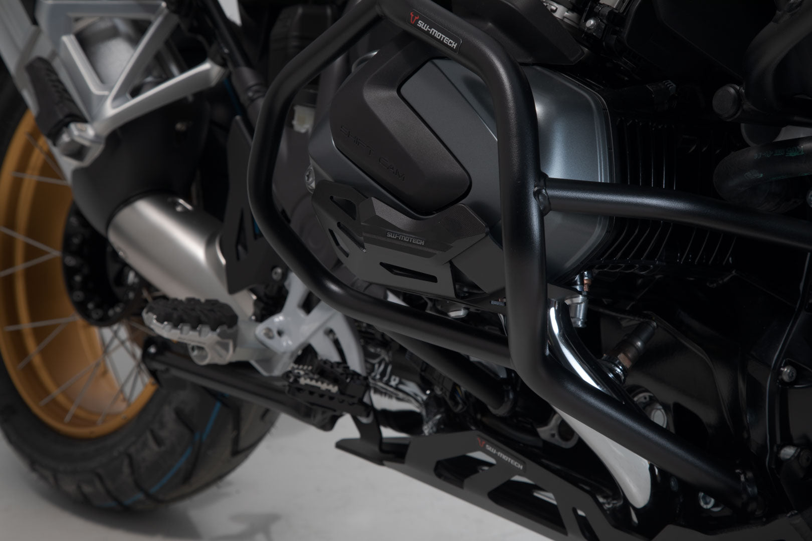 SW-MOTECH Protección de cilindro Negro. BMW R 1250 GS (18-) R 1250 R (18-).