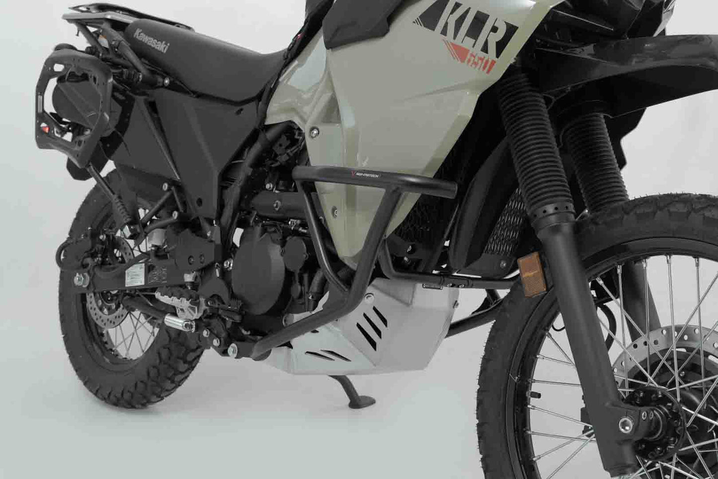 SW-MOTECH Protector de motor Plateado. Kawasaki KLR 650 (08-).