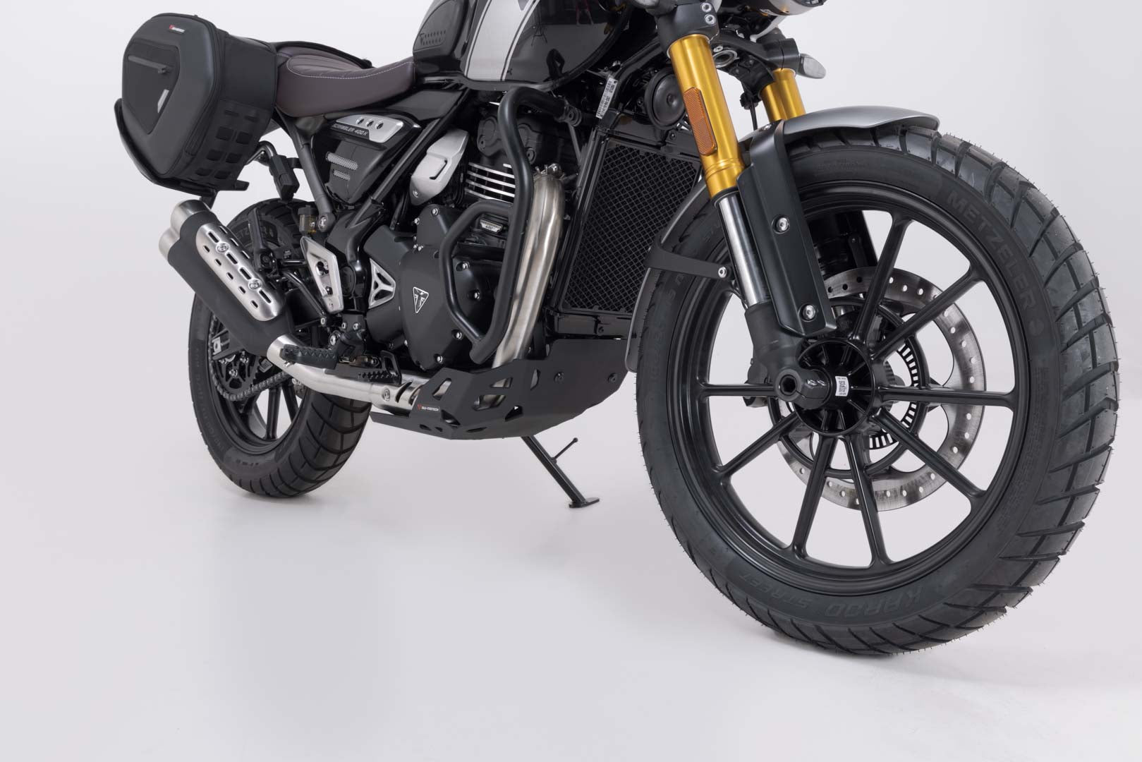 SW-MOTECH Protector de motor Negro. Triumph Scrambler 400 X/XC (23-).