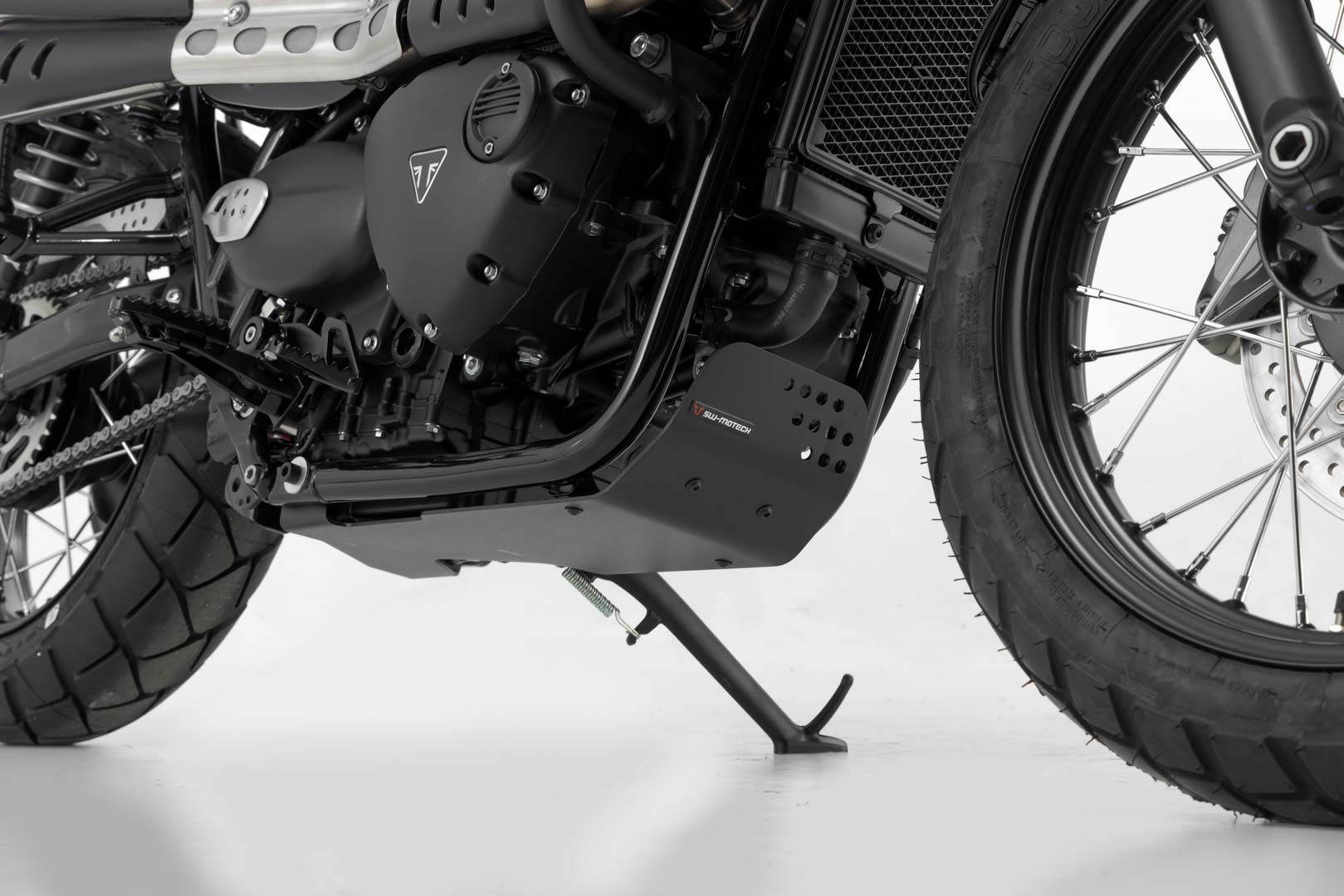 SW-MOTECH Protector de motor Negro. Modelos Triumph.