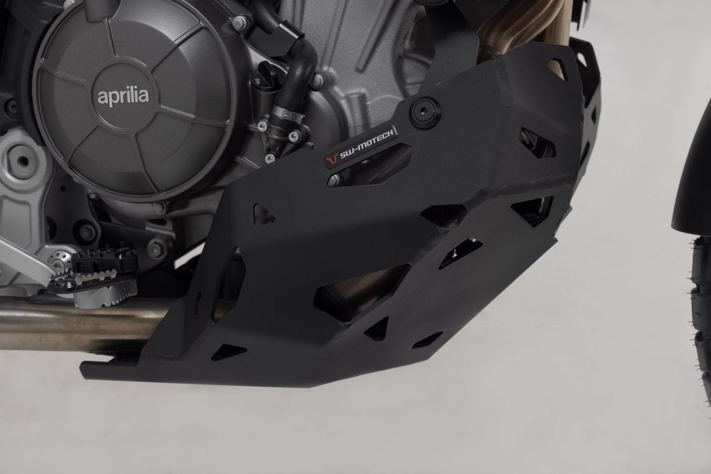 SW-MOTECH Protección del motor Negro. Aprilia Tuareg 660 (21-).