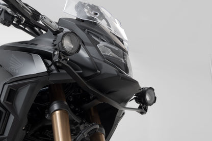 SW-MOTECH Soporte para luces Negro. Honda CB500X (18-) NX500 (23-).