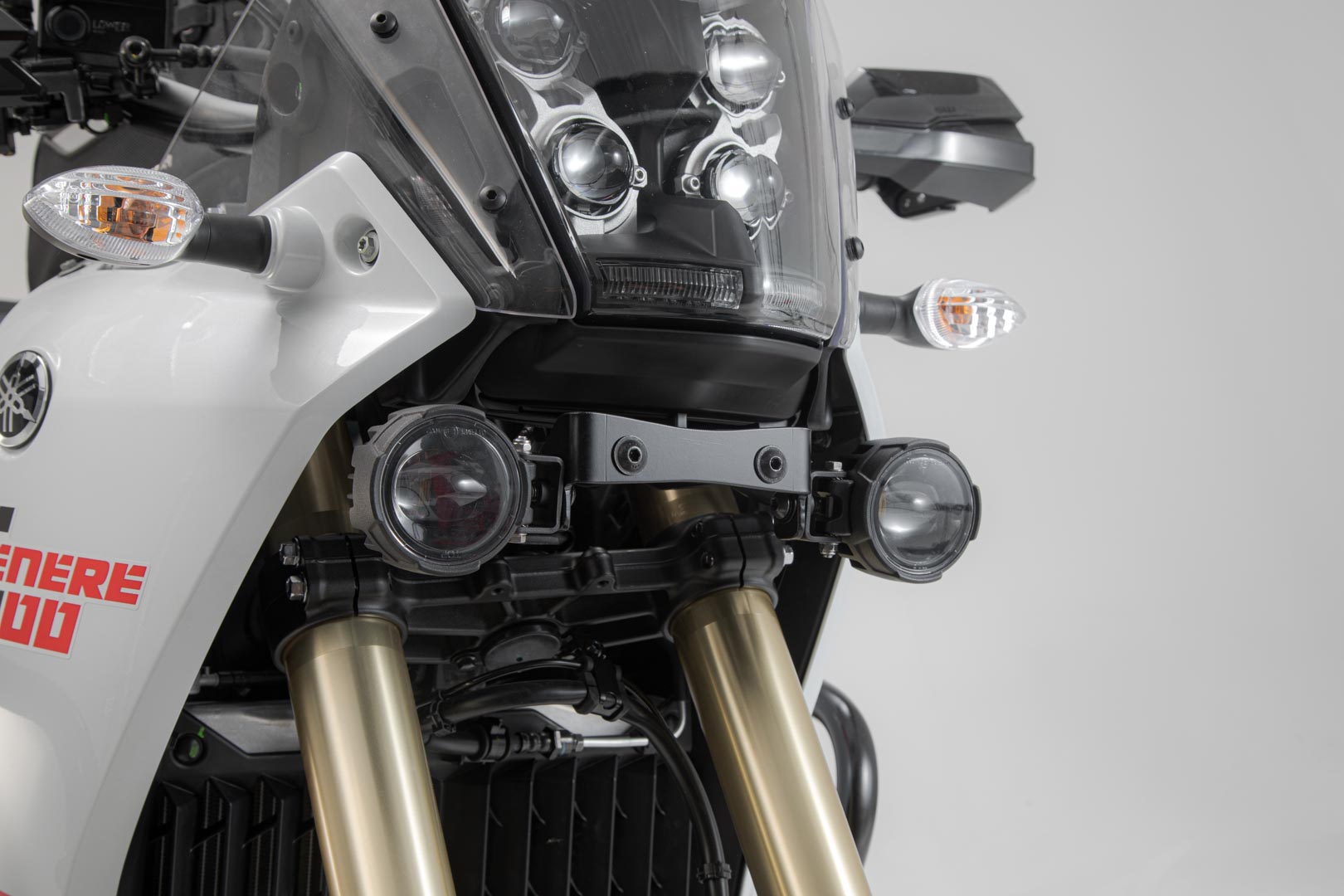 SW-MOTECH Soportes para luces Negro. Modelos Yamaha Ténéré 700 (19-).