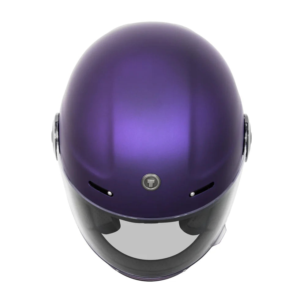Casco Torc T1 Newport Cali Morado Iridicente
