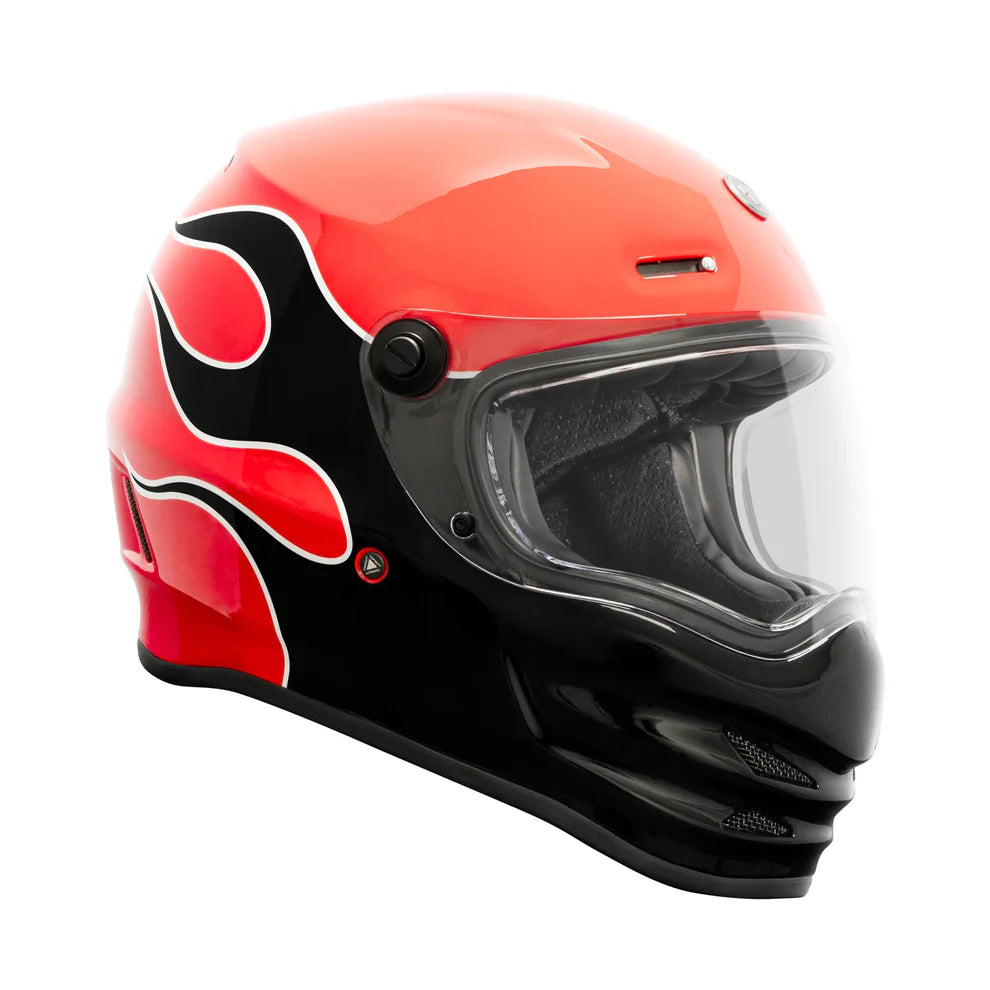 Casco Torc Pomona Fuego Rojo/Negro