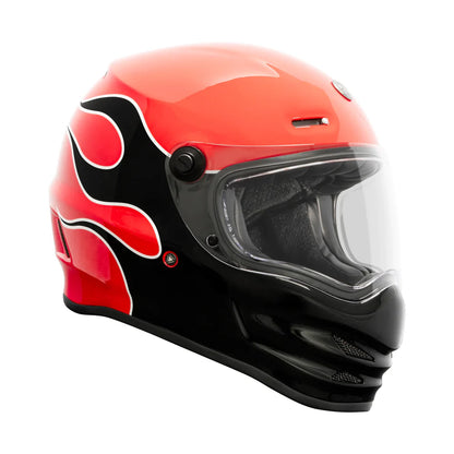 Casco Torc Pomona Fuego Rojo/Negro