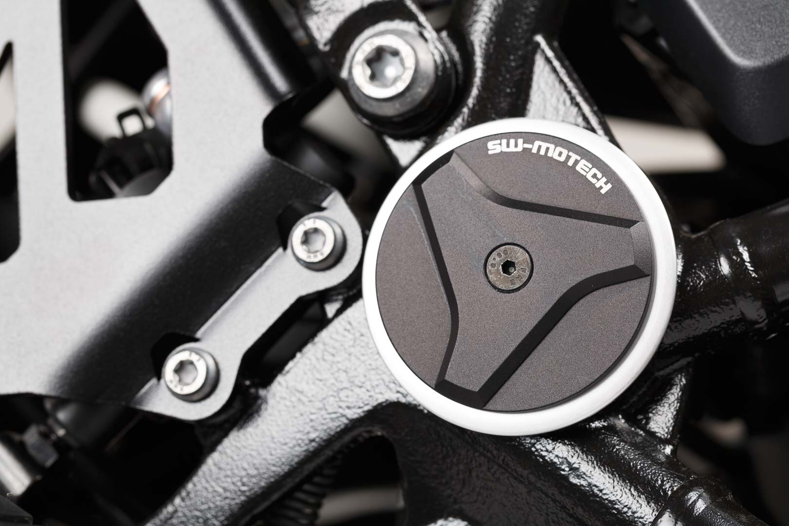 SW-MOTECH Set de tapones Negro. BMW R1200GS R1200/1250RT R1250GS.