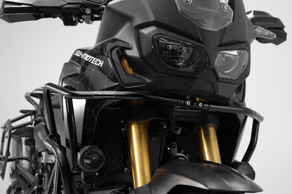 SW-MOTECH Protecciones superiores de motor Negro. Honda CRF1000L Africa Twin (15-).