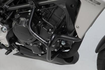 SW-MOTECH Protecciones laterales de motor Negro. Honda CB300R (18-).