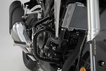 SW-MOTECH Protecciones laterales de motor Negro. Honda CB300R (18-).