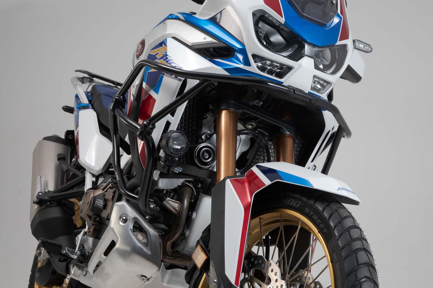 SW-MOTECH Protecciones superiores de motor Negro. Honda CRF1100L Africa Twin Adv Sp. (19-).