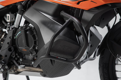 SW-MOTECH Protecciones laterales de motor Negro. KTM 790/890 Adv/R Husqvarna Norden 901.
