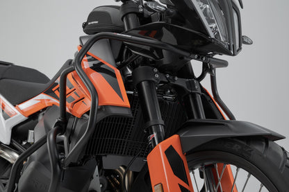 SW-MOTECH Protecciones superiores de motor Negro. KTM 790 Adv/R (19-21) 890 Adv/R (20-22).