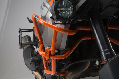 SW-MOTECH Protecciones sup. de motor para KTM original Naranja. 1290 SAdv R / S (16-) 1090 Adv (16-).
