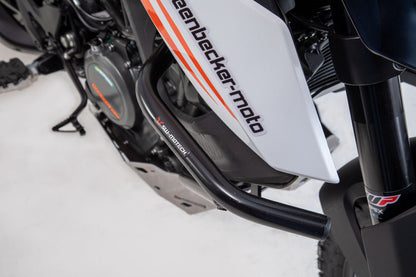 SW-MOTECH Protecciones laterales de motor Negro. KTM 390 Adv (19-).