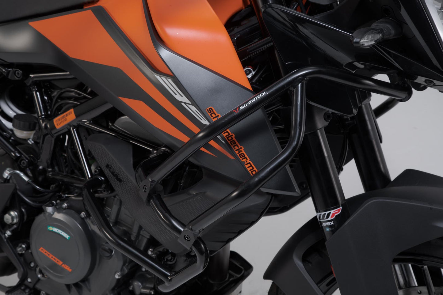 SW-MOTECH Protecciones sup. de motor para KTM original Negro. KTM 390 Adv (19-).
