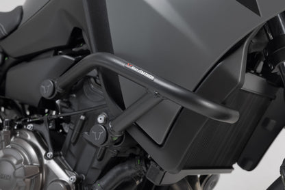 SW-MOTECH Protecciones laterales de motor Negro. Yamaha MT-07 / Tracer Tracer 7 / GT.