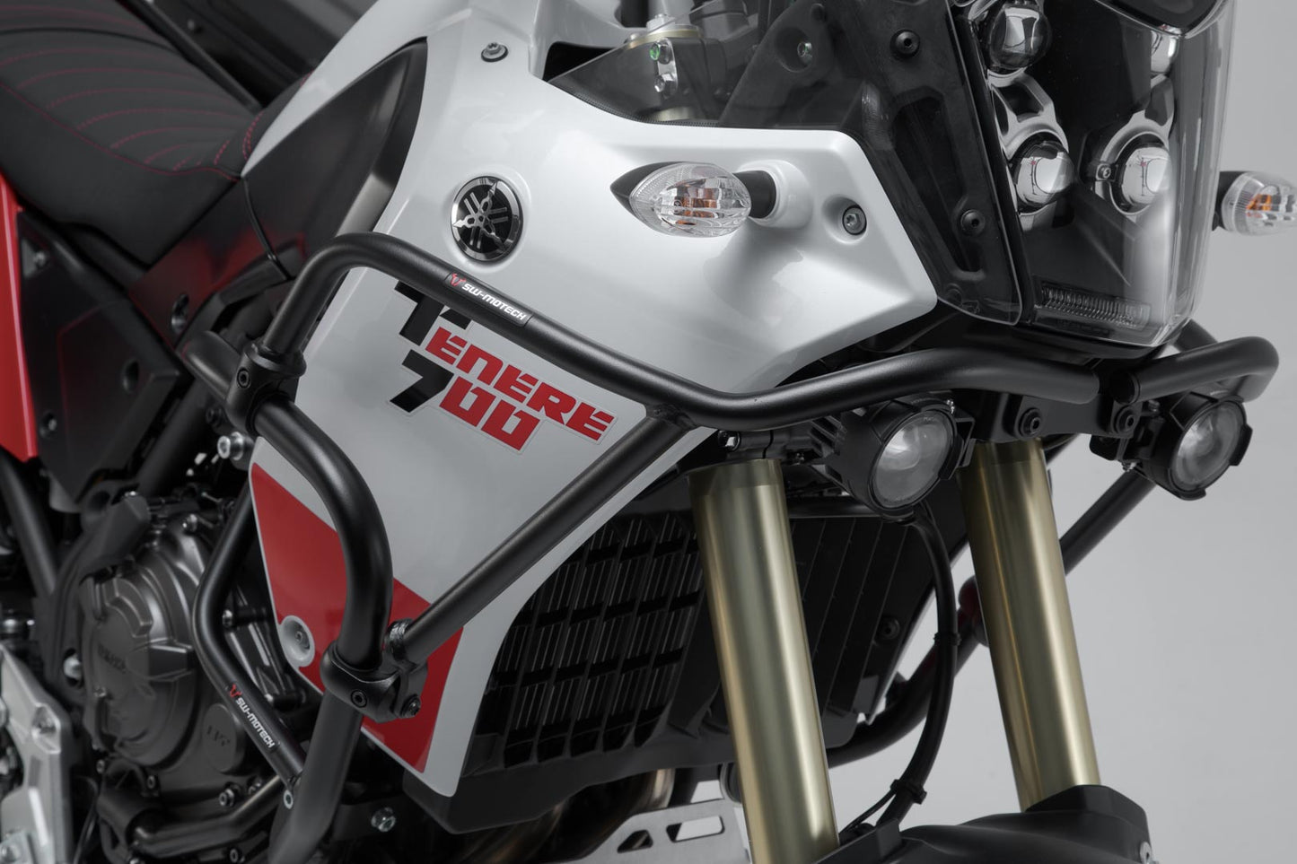 SW-MOTECH Protecciones superiores de motor Negro. Yamaha Teneré 700 (19-).