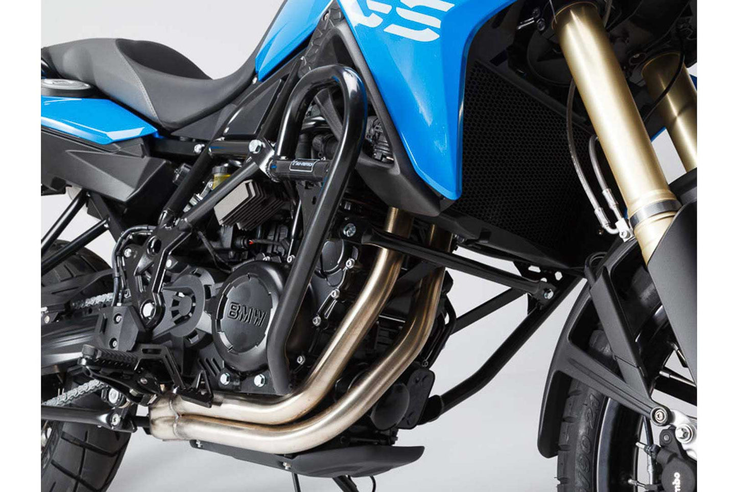 SW-MOTECH Protecciones laterales de motor Negro. BMW F 650/ 700/ 800 GS.