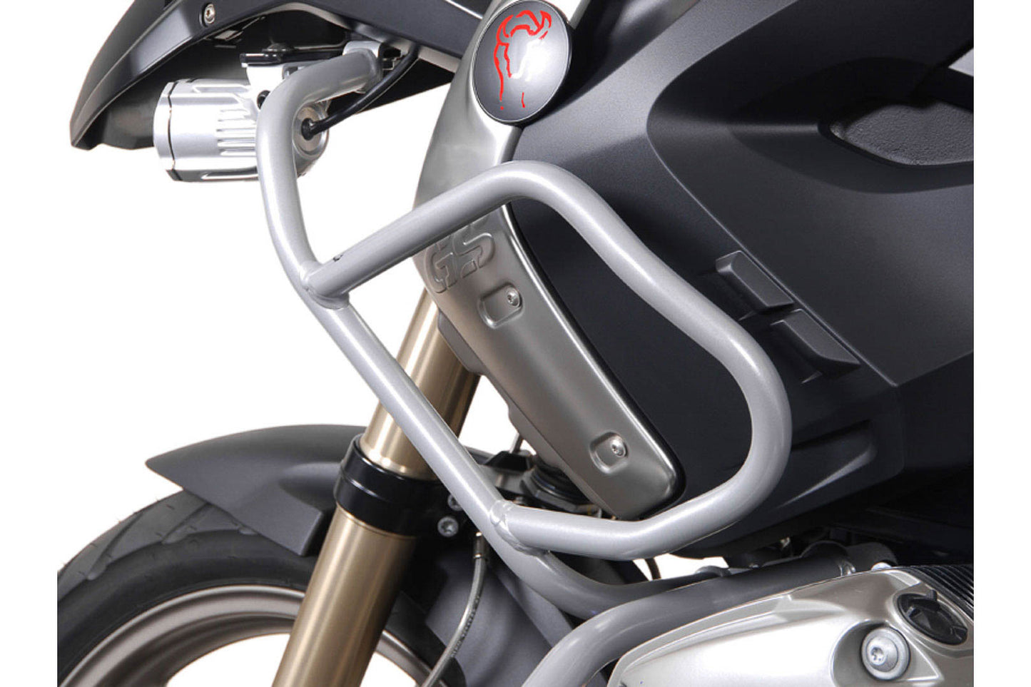 SW-MOTECH Protecciones superiores de motor Plat. BMW R1200GS (08-12).Solo con protec. motor