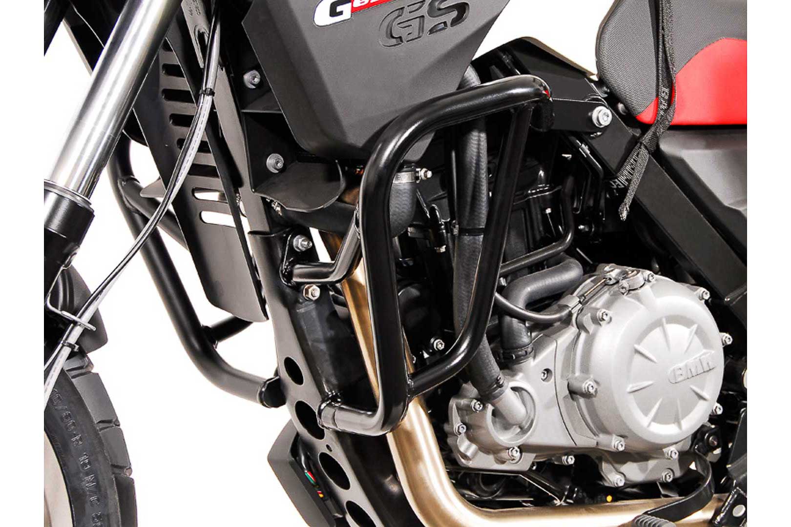 SW-MOTECH Protecciones laterales de motor Negro. BMW G 650 GS (11-15).
