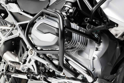 SW-MOTECH Protecciones laterales de motor Negro. BMW R 1200 GS LC (12-18) / Rallye (16-18).