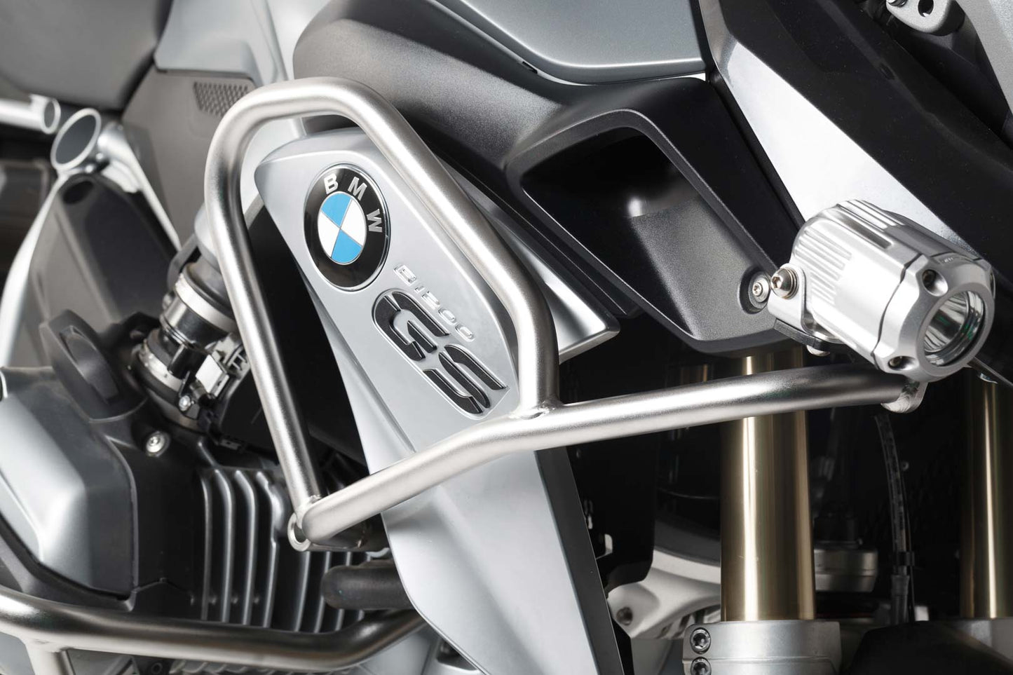 SW-MOTECH Protecciones superiores de motor Acero inoxidable. BMW R 1200 GS (12-16).