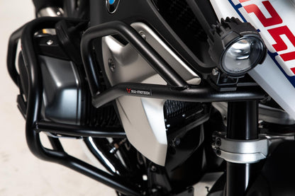 SW-MOTECH Protecciones superiores de motor Negro. BMW R 1200 GS (16-18) R 1250 GS (18-).