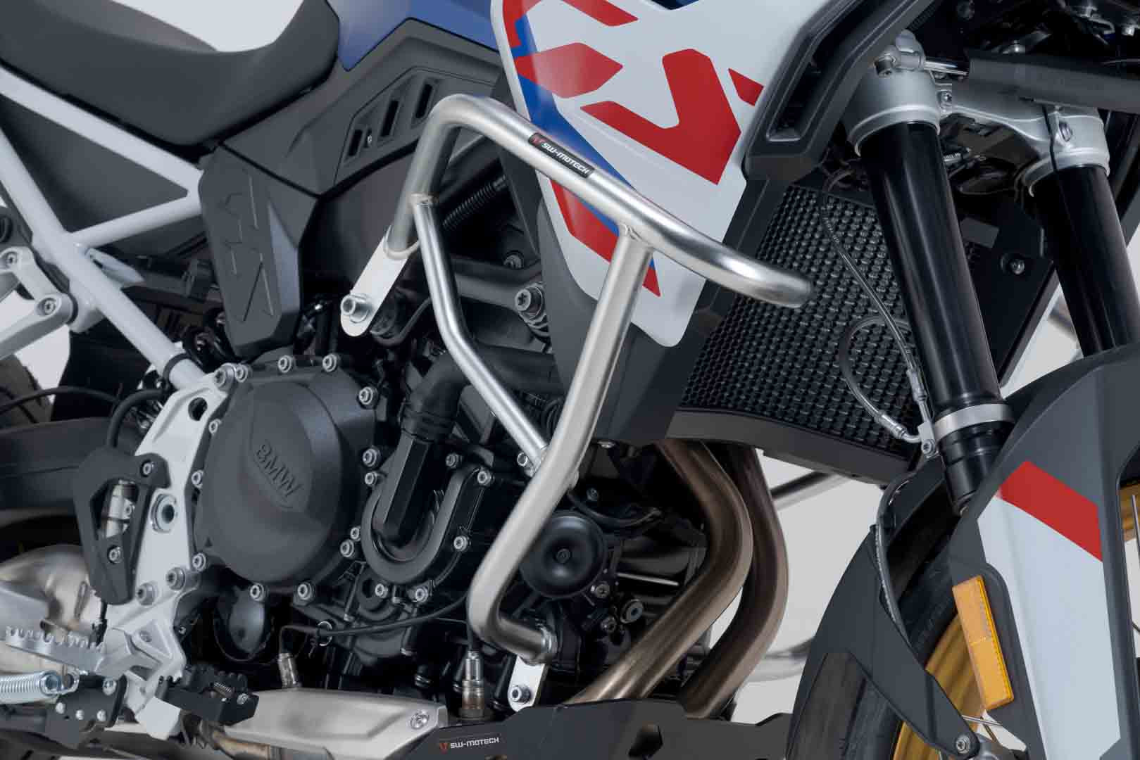 SW-MOTECH Protecciones laterales de motor Acero inoxidable. BMW F 850 GS F 800/900 GS.