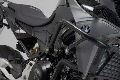 SW-MOTECH Protecciones laterales de motor Negro. BMW F 900 R (19-).