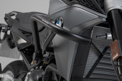 SW-MOTECH Protecciones laterales de motor Negro. BMW F 900 R (19-).
