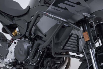 SW-MOTECH Protecciones laterales de motor Negro. BMW F 900 XR (19-).