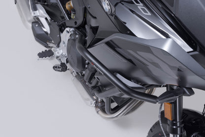 SW-MOTECH Protecciones laterales de motor Negro. BMW F 900 XR (19-).