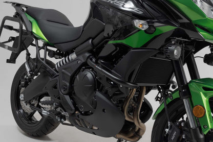 SW-MOTECH Protecciones laterales de motor Negro. Kawasaki Versys 650 (14-).