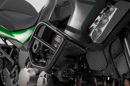 SW-MOTECH Protecciones laterales de motor Negro. Kawasaki Versys 1000 (18-) / 1100 (24-).