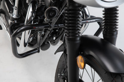 SW-MOTECH Protecciones laterales de motor Negro. Kawasaki W800 Street/ Cafe (18-).