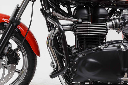 SW-MOTECH Protecciones laterales de motor Negro. Triumph Thruxton Bonneville (04-16).